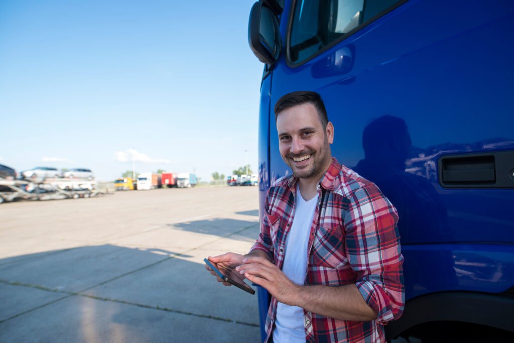 Using mobile for HGV Daily checks.